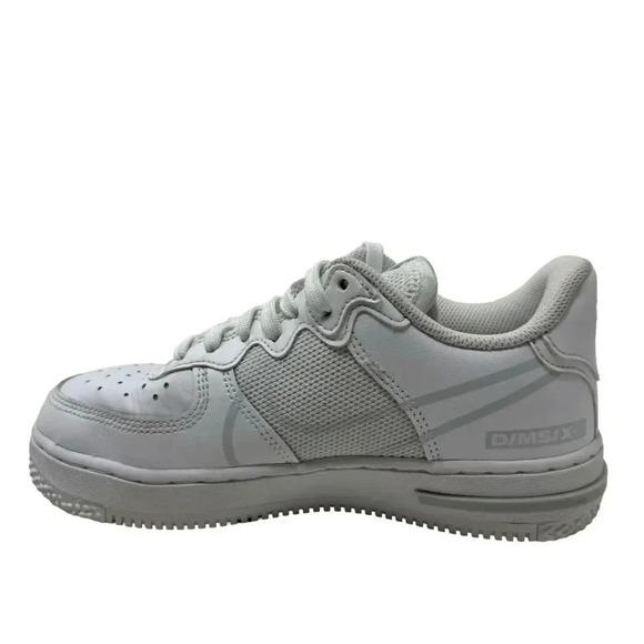 Nike Air Force 1 Low React Triple White Sneakers size 4Y custom design womens 6 - Picture 2 of 13